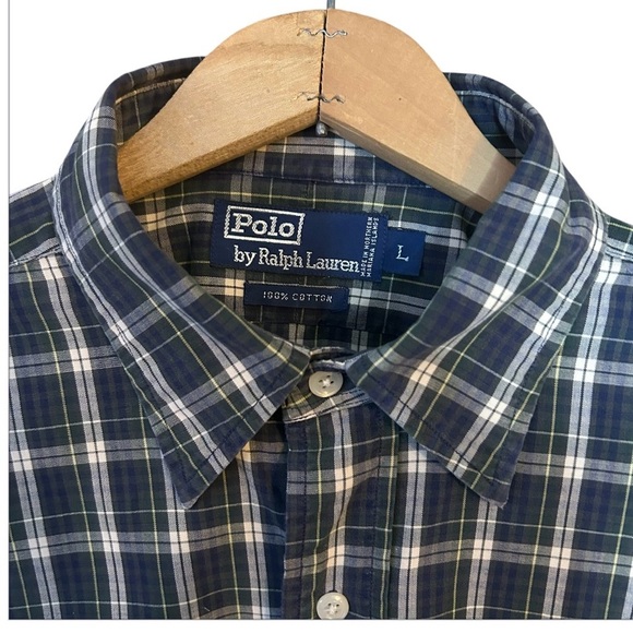 Polo by Ralph Lauren Plaid Casual Button Down Shirt - Picture 3 of 3